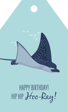 Load image into Gallery viewer, Birthday Gift Tag - Spotted Eagle Ray