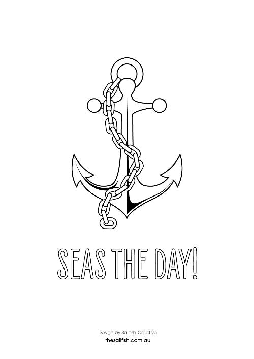 FREE PRINTABLE COLOURING SHEETS - Sailfish Creative