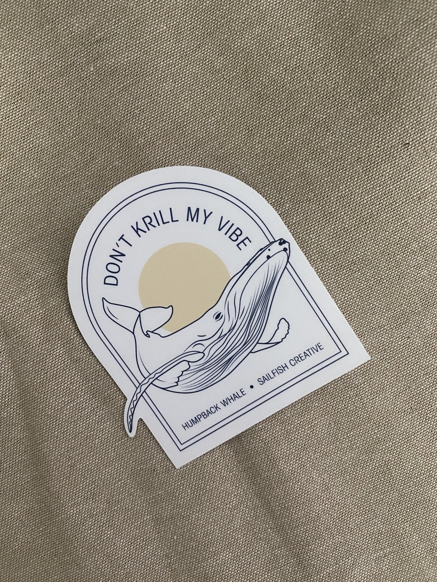 Sticker - Humpback Whale Pun - Sailfish Creative