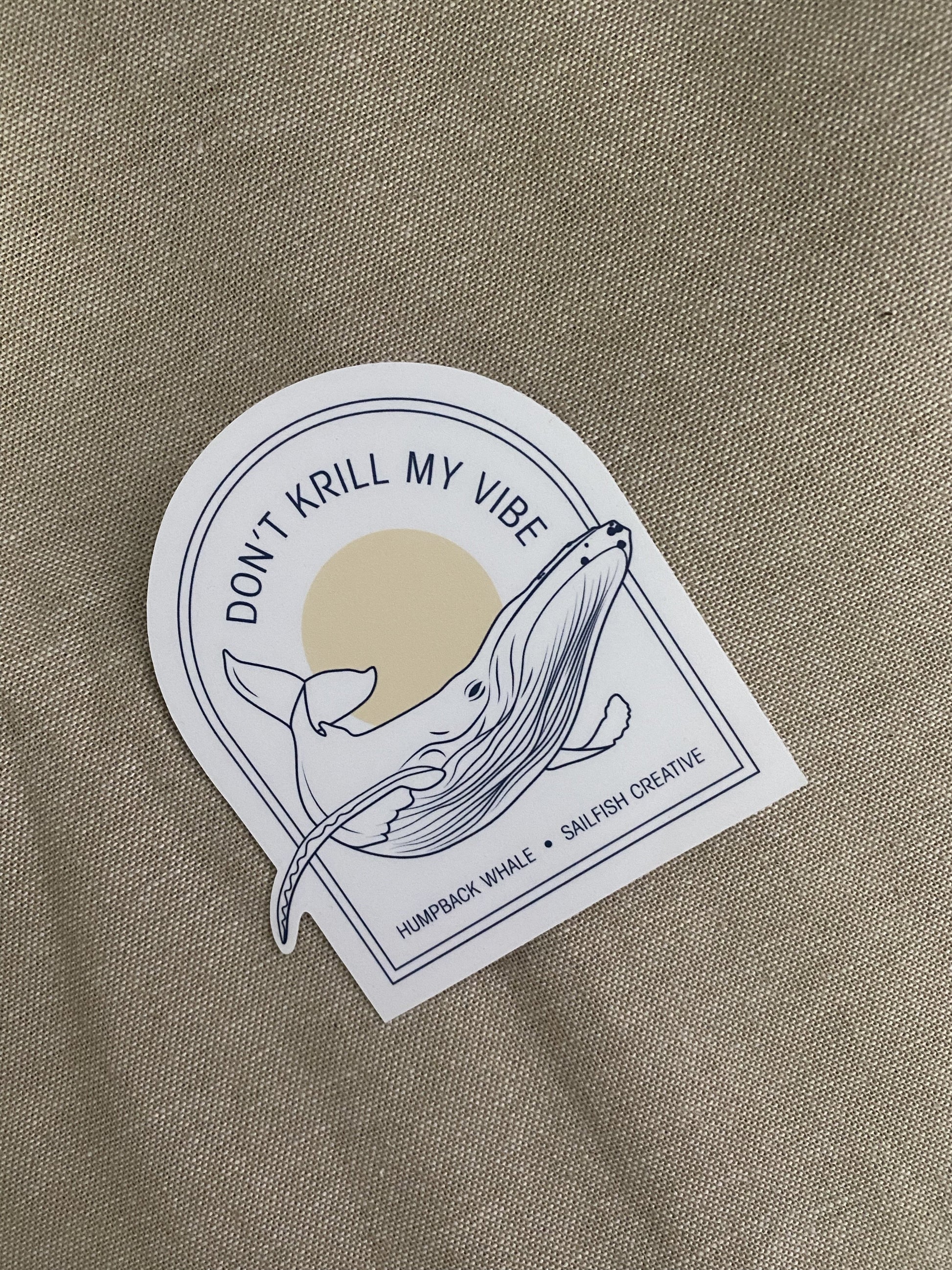Sticker - Humpback Whale Pun - Sailfish Creative
