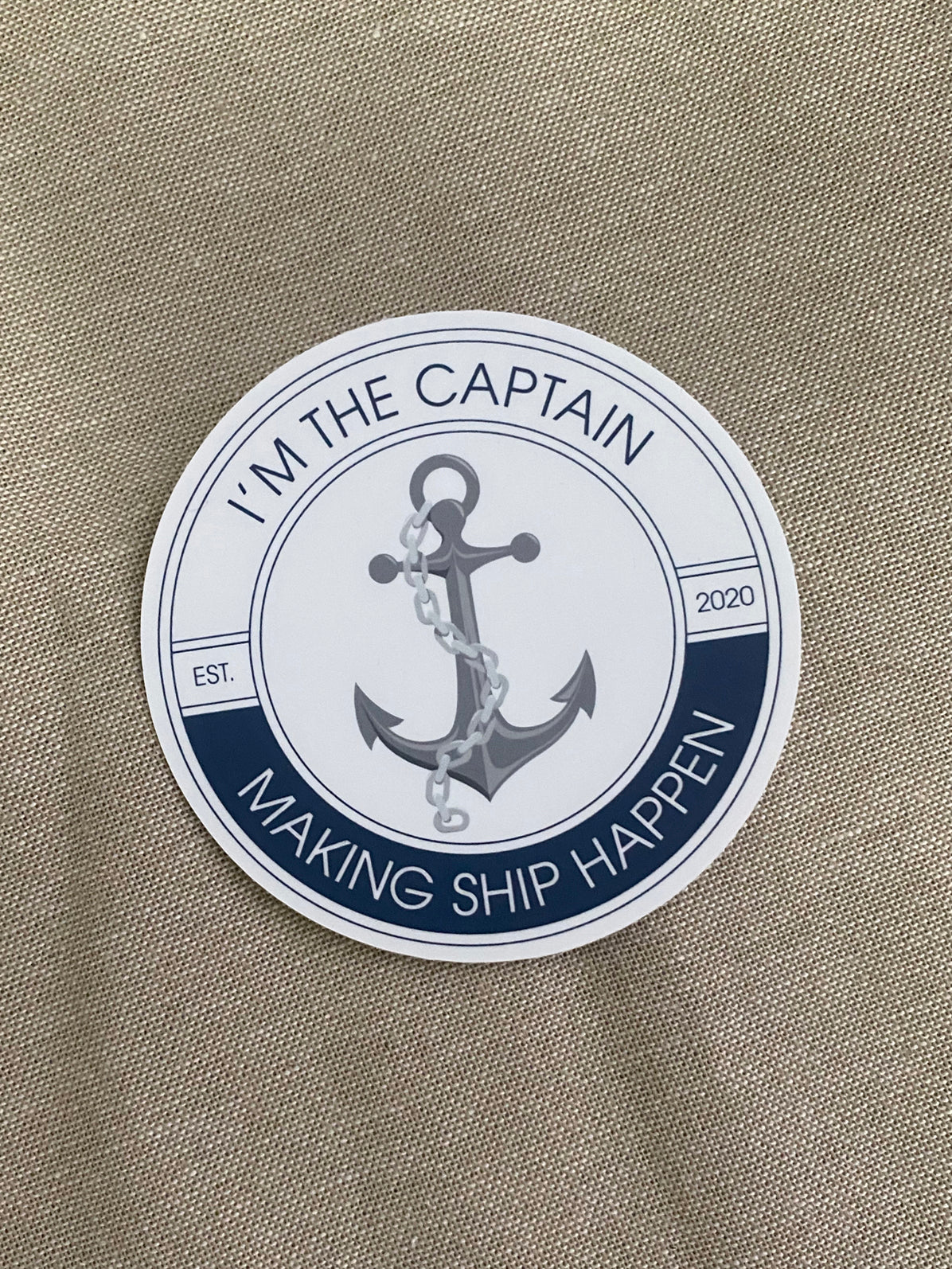 Sticker - Anchor and Chain Pun - Sailfish Creative