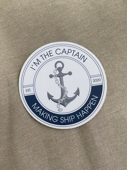 Sticker - Anchor and Chain Pun - Sailfish Creative