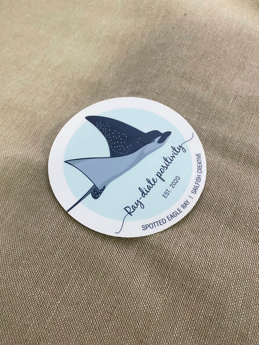 Sticker - Eagle Ray Pun - Sailfish Creative