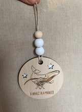 Load image into Gallery viewer, Wooden Christmas Decoration - Humpback Whale