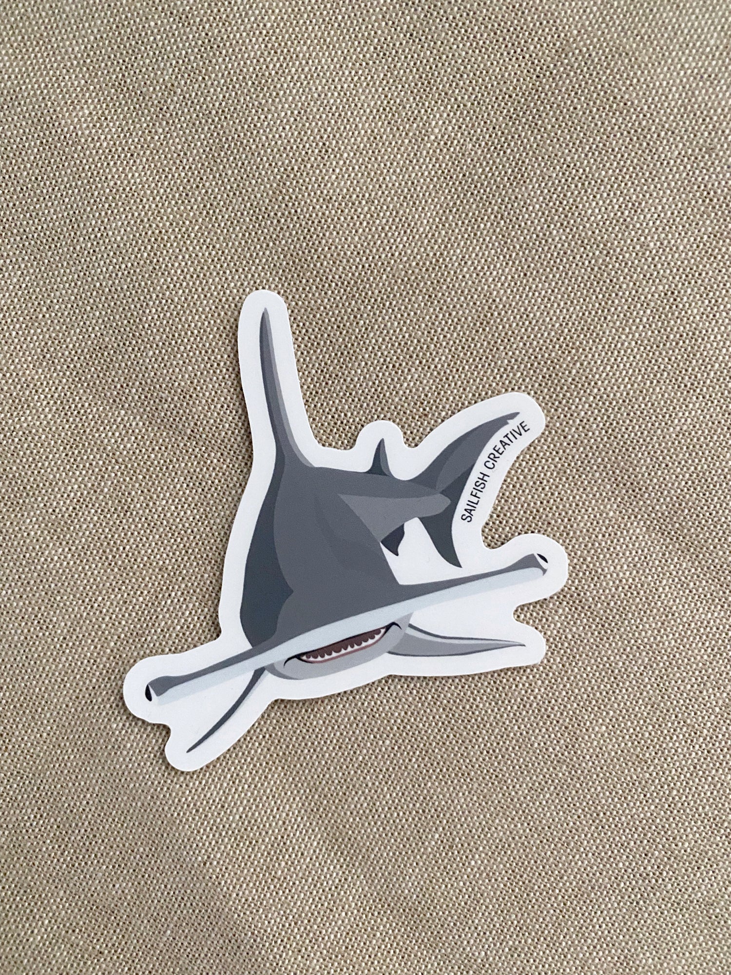 Sticker - Hammerhead Shark - Sailfish Creative