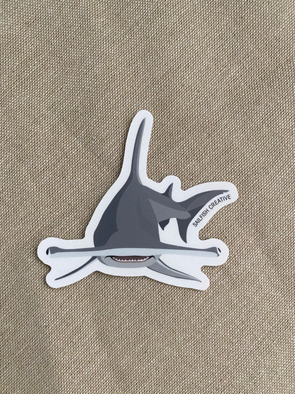 Sticker - Hammerhead Shark - Sailfish Creative