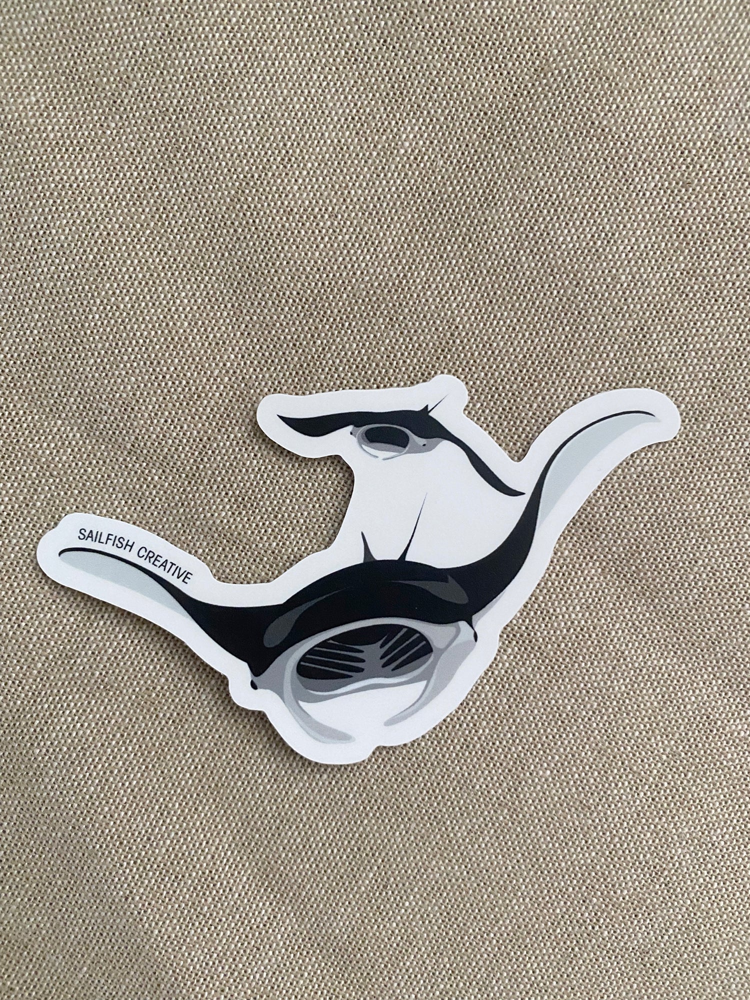 Sticker - Mantaray - Sailfish Creative