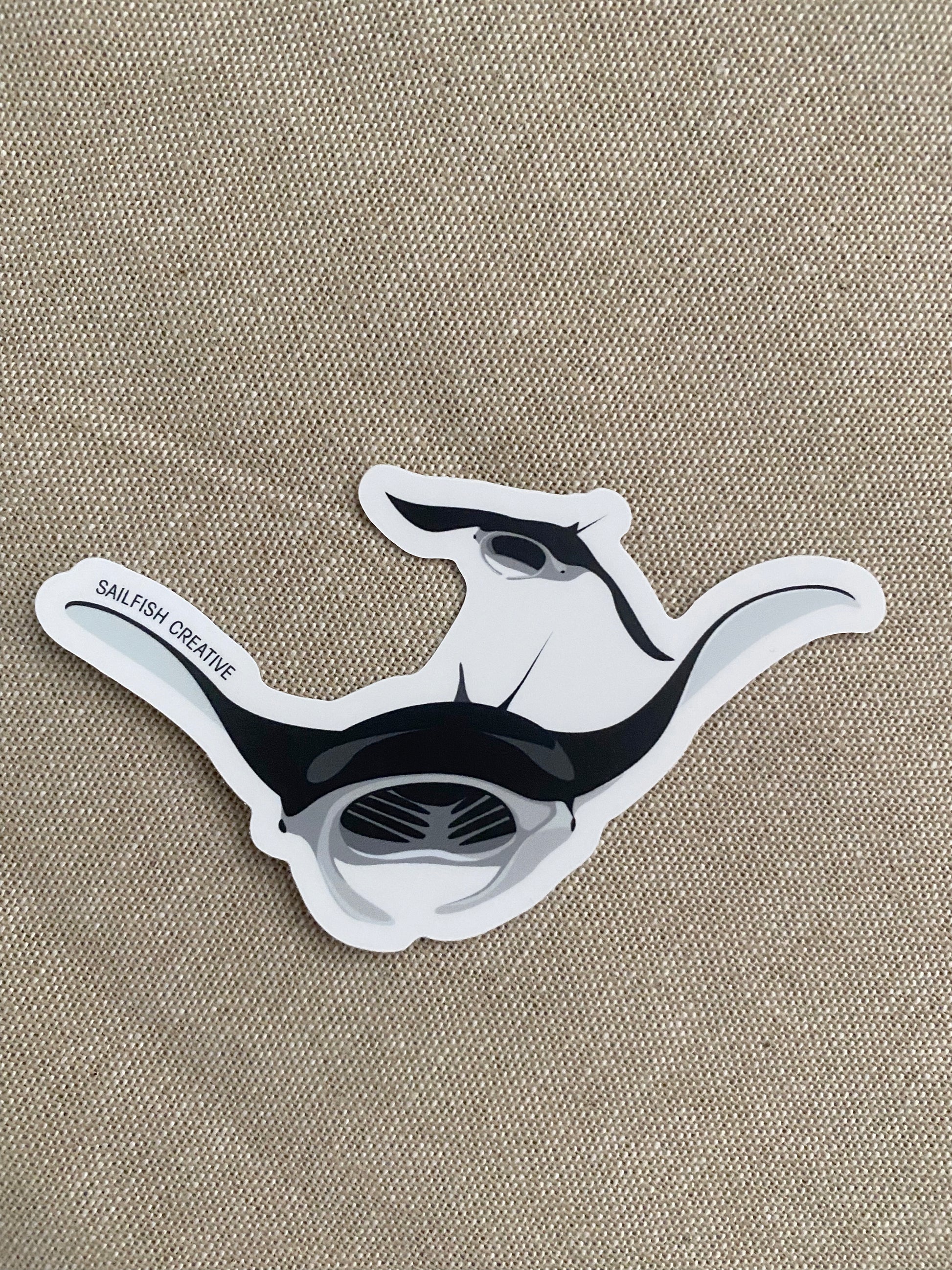 Sticker - Mantaray - Sailfish Creative