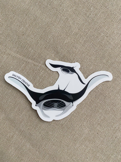 Sticker - Mantaray - Sailfish Creative