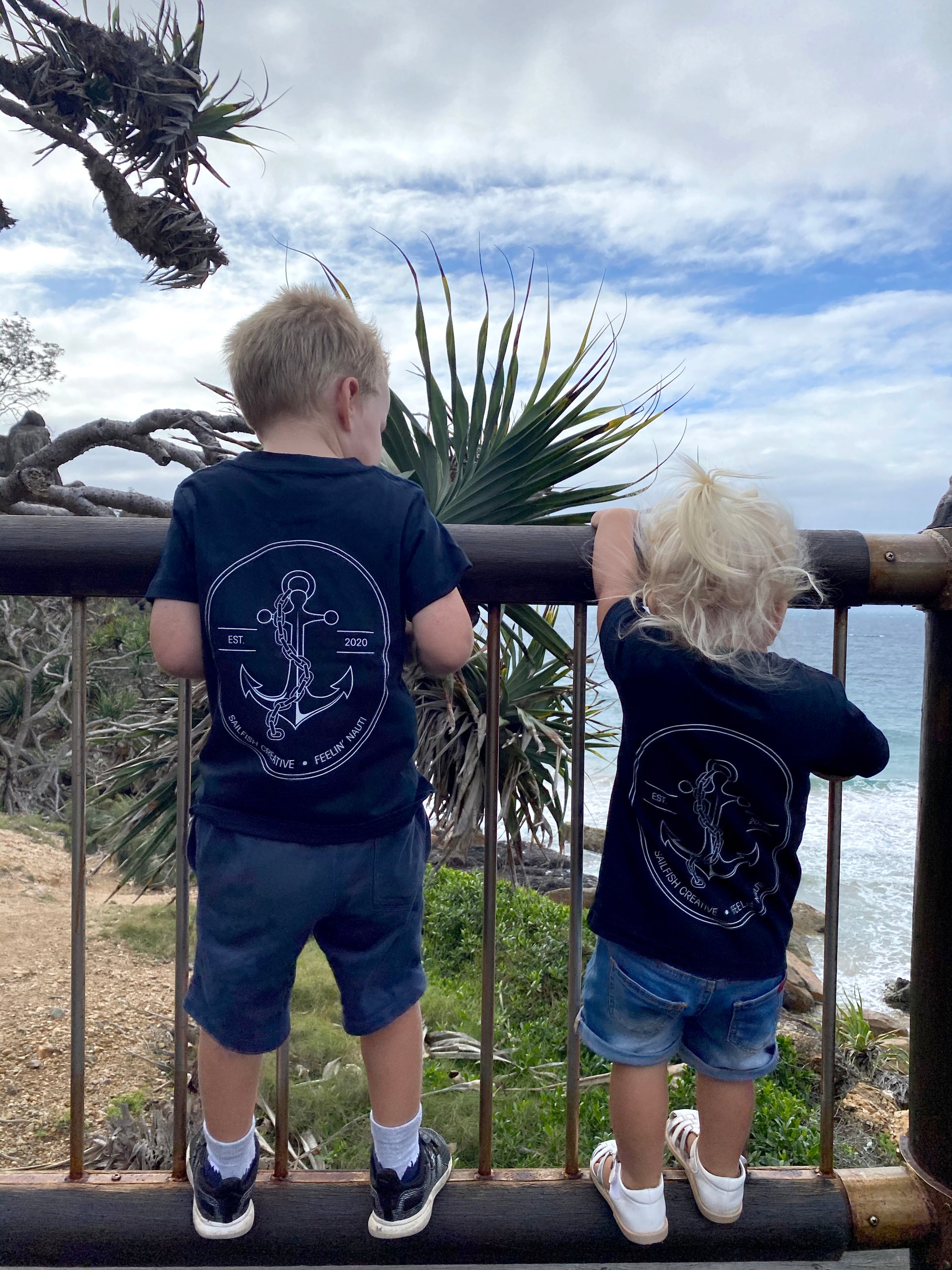 Feelin' Nauti - Kids T-Shirt - Sailfish Creative