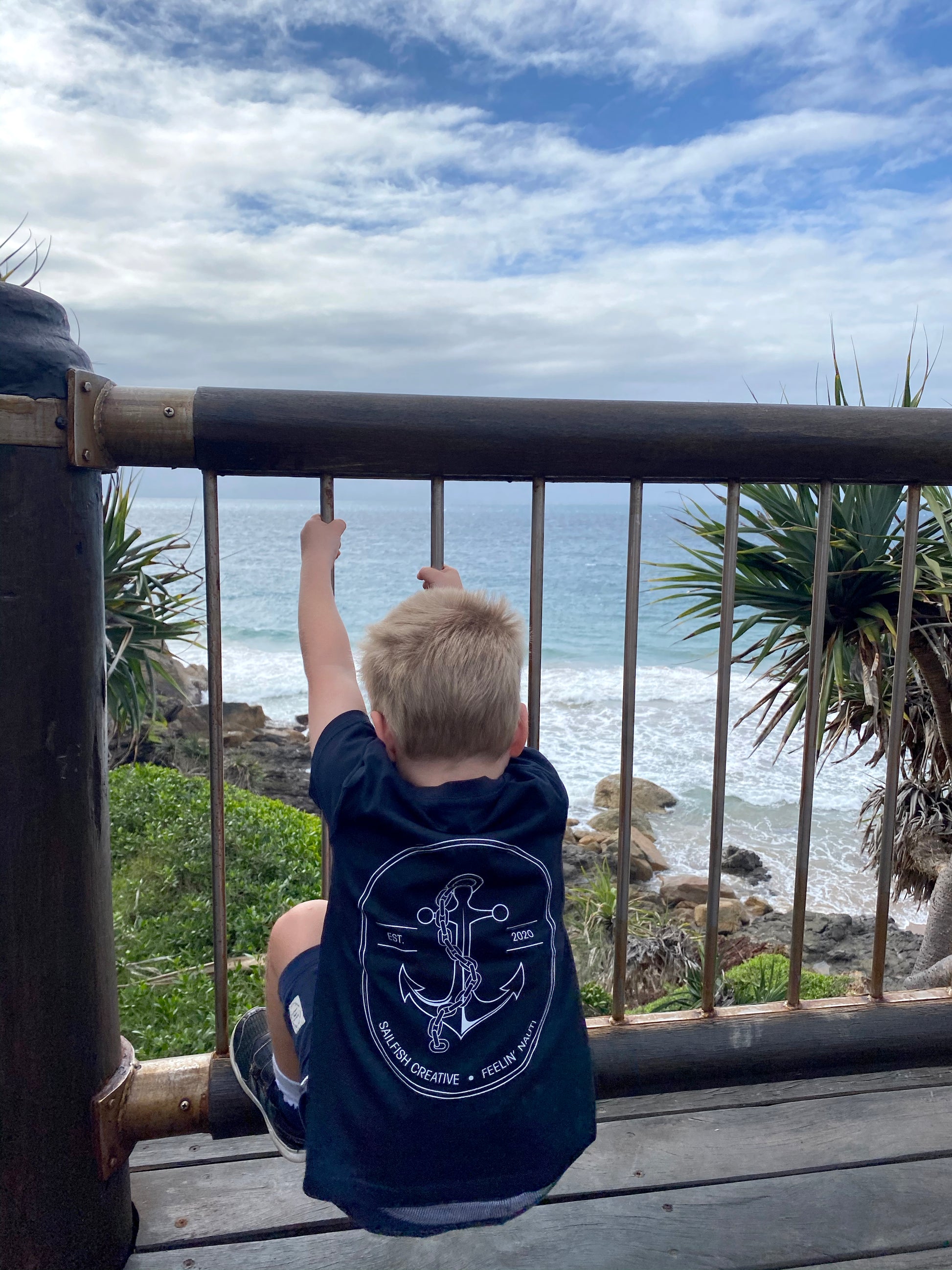 Feelin' Nauti - Kids T-Shirt - Sailfish Creative