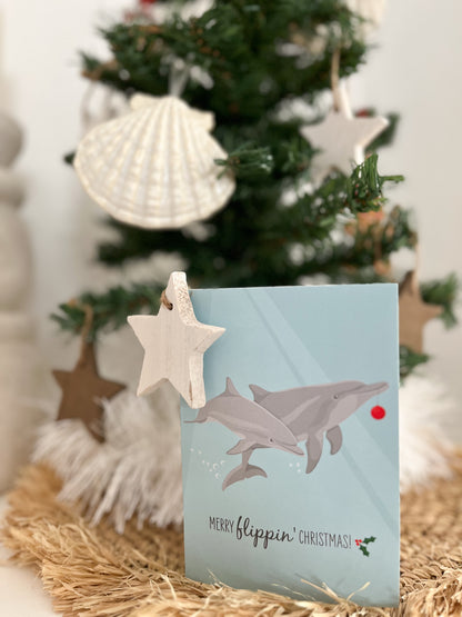 Christmas Card - Dolphins - Sailfish Creative