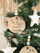 Load image into Gallery viewer, Wooden Christmas Decoration - Hammerhead Shark