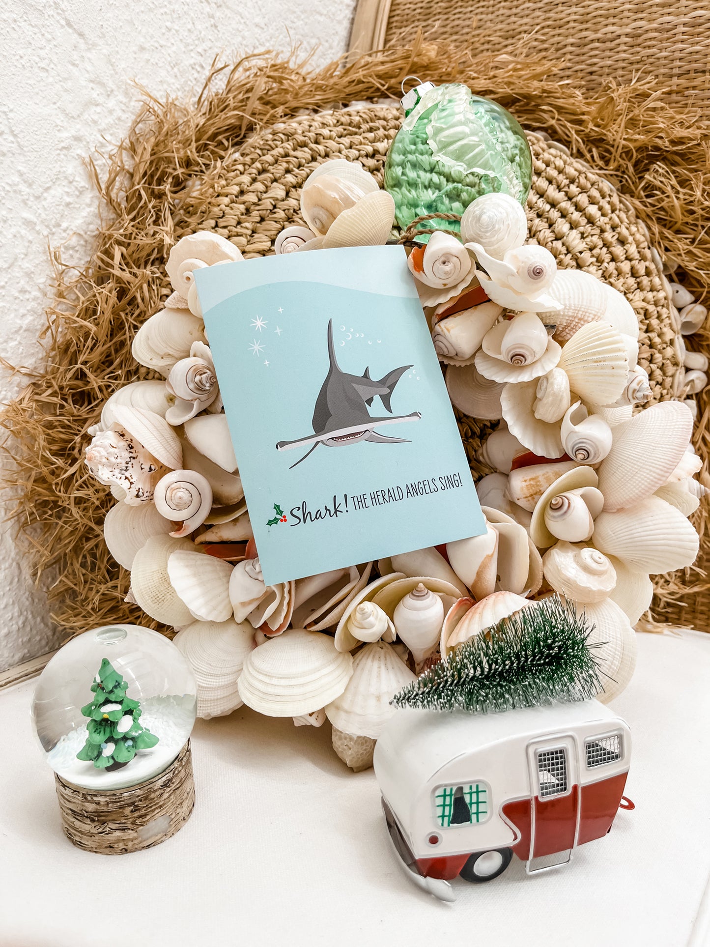 Christmas Card - Hammerhead Shark - Sailfish Creative