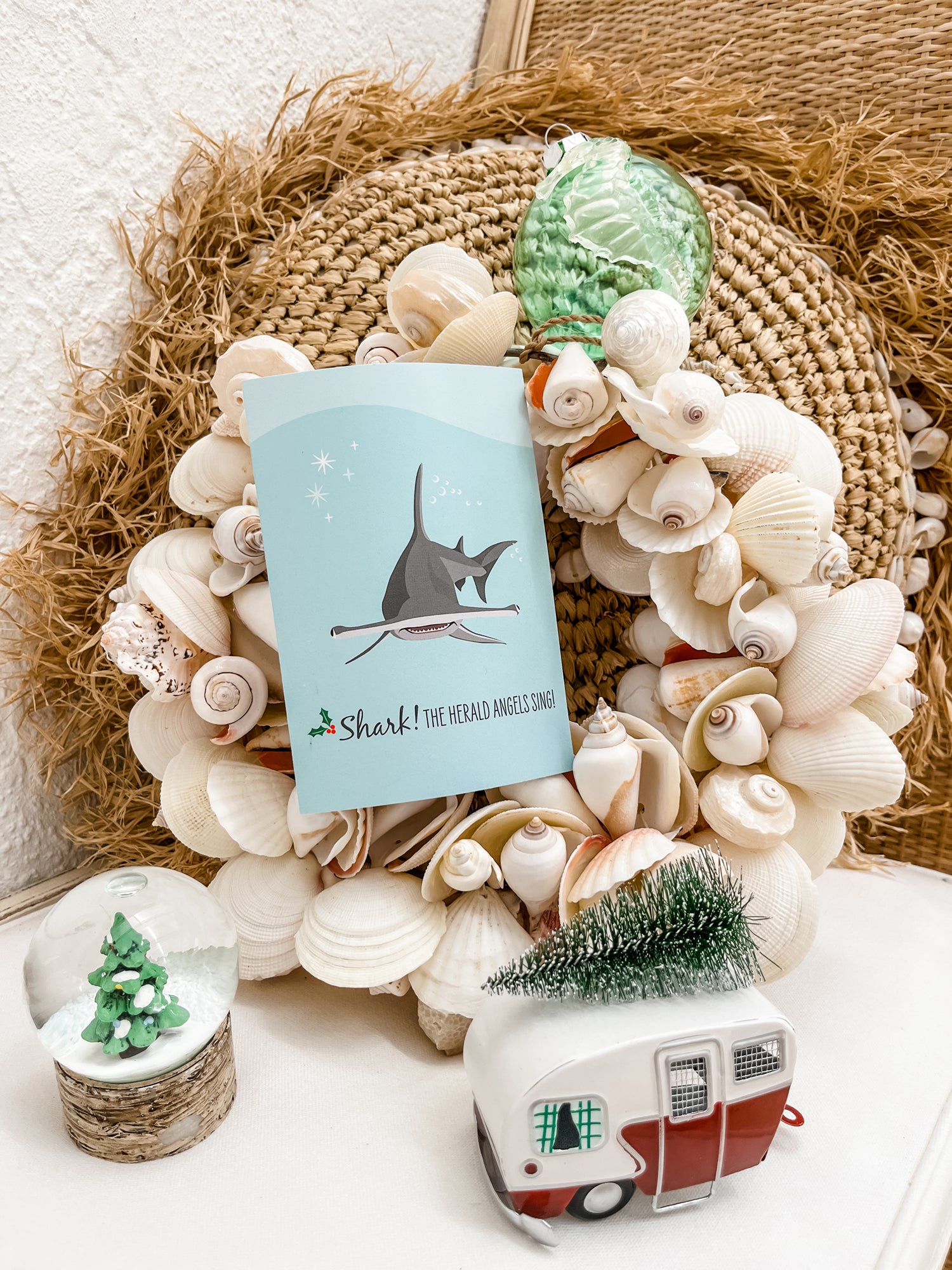 Christmas Card - Hammerhead Shark - Sailfish Creative