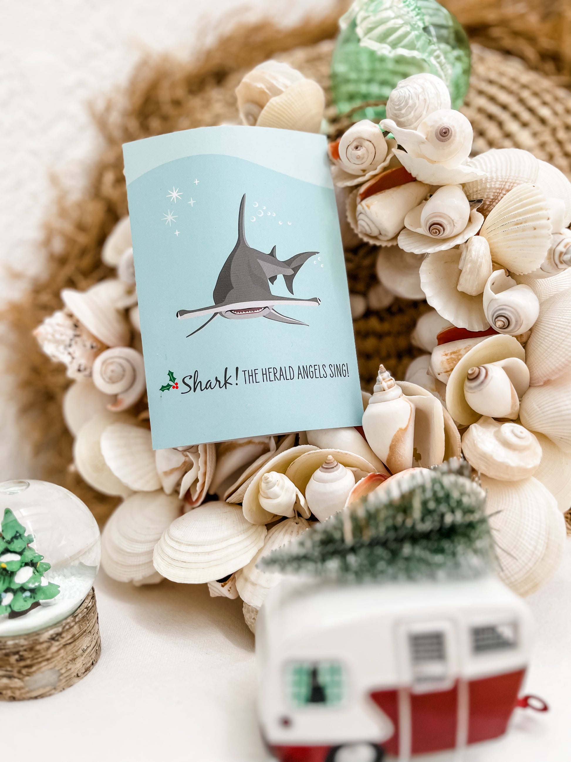 Christmas Card - Hammerhead Shark - Sailfish Creative
