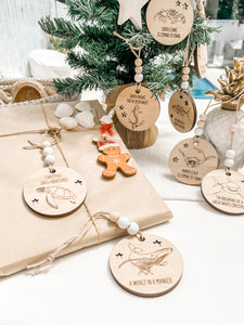Wooden Christmas Decoration - Nautical Anchor and Chain