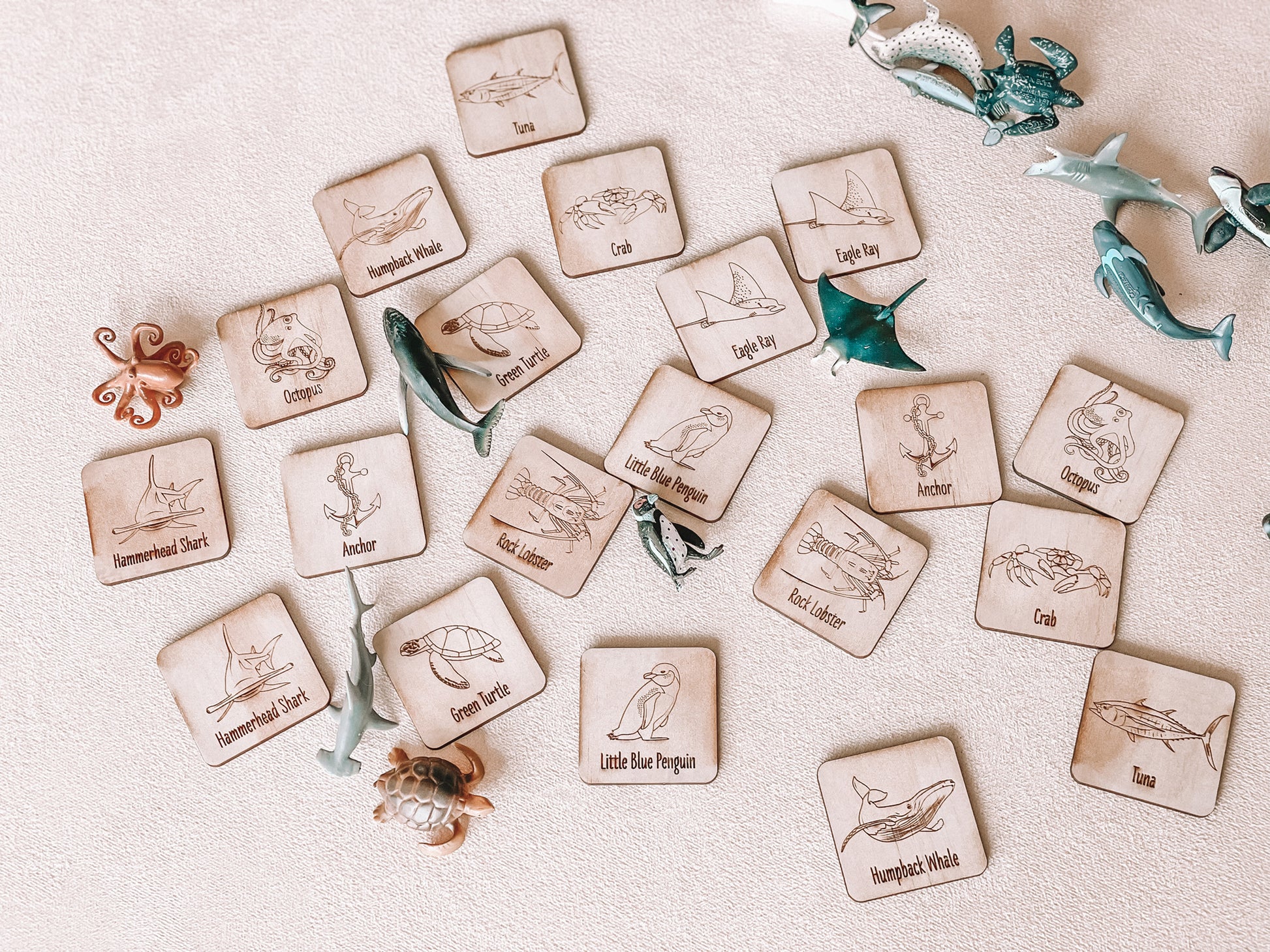 Wooden Memory Game - Sailfish Creative