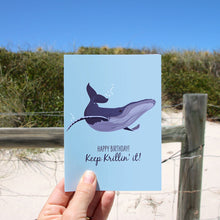 Load image into Gallery viewer, Birthday Card - Humpback Whale