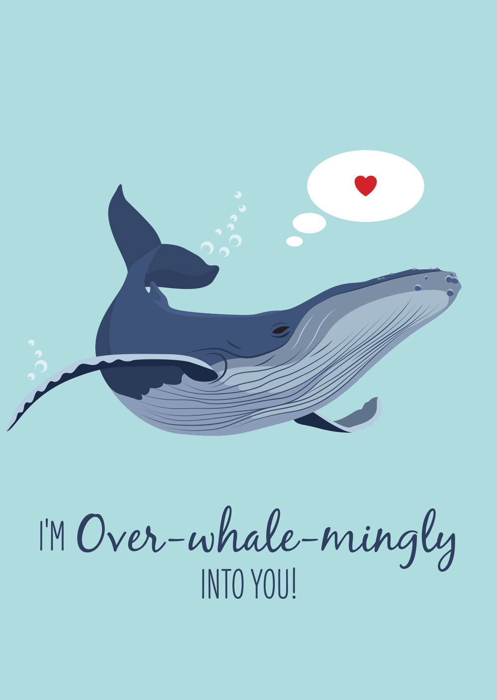 Lovers Card - Humpback Whale