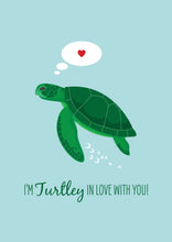 Load image into Gallery viewer, Lovers Card - Green Turtle