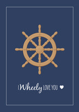 Load image into Gallery viewer, Lovers Card - Ships Wheel