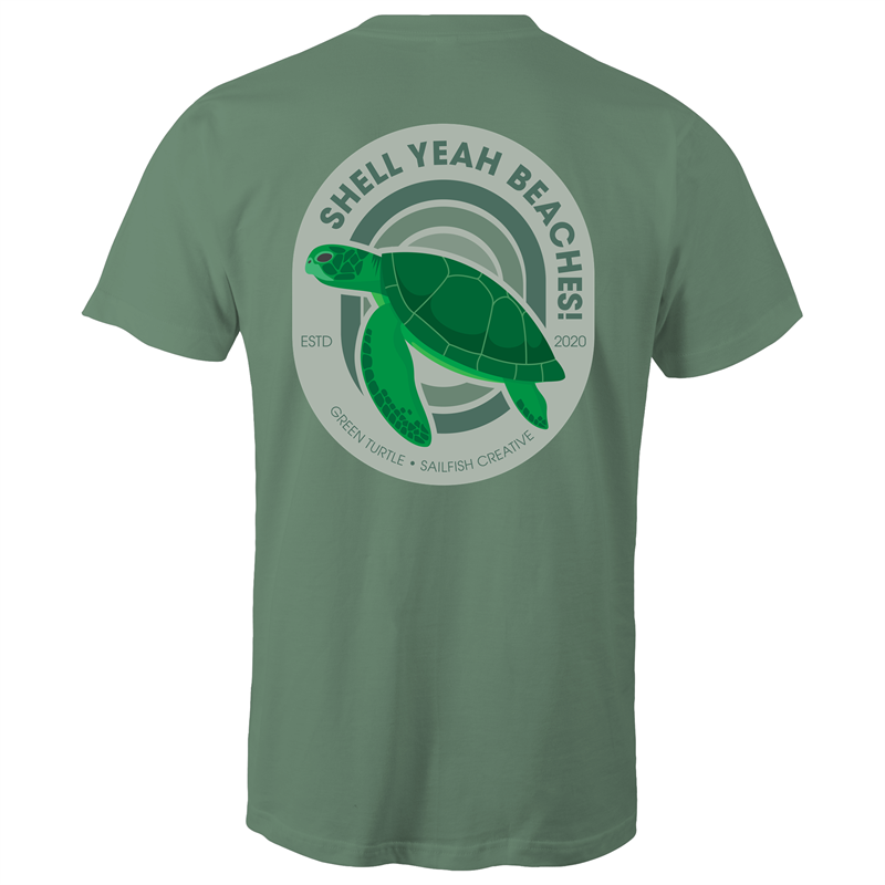 Shell Yeah Beaches - Mens T-Shirt - Sailfish Creative