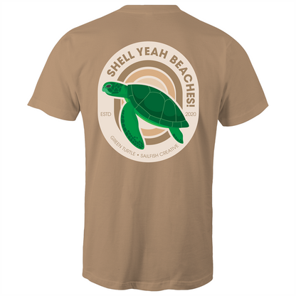 Shell Yeah Beaches - Mens T-Shirt - Sailfish Creative