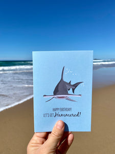 Birthday Card - Hammerhead Shark