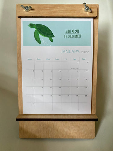 2022 Calendar A5 Sheets