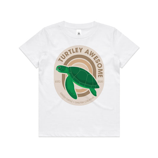 Turtley Awesome - Kids T-Shirt - Sailfish Creative